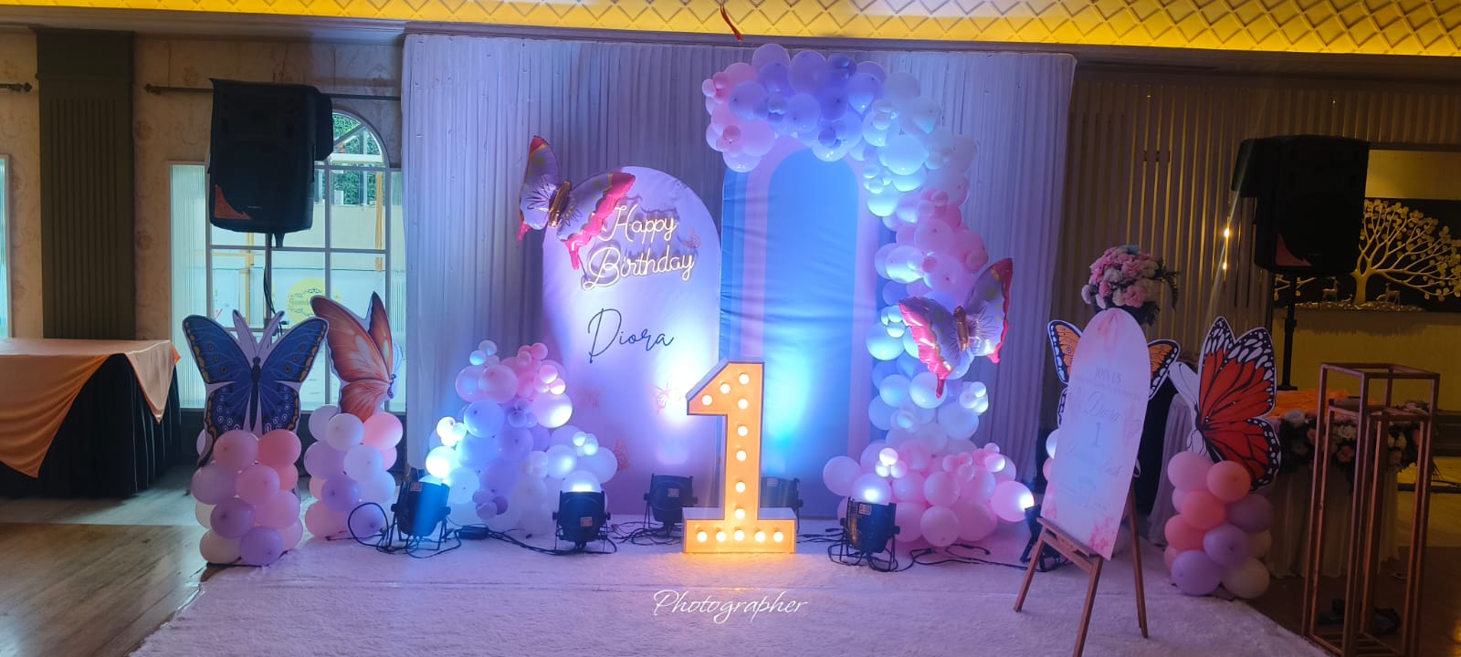 Engagement ceremony setup