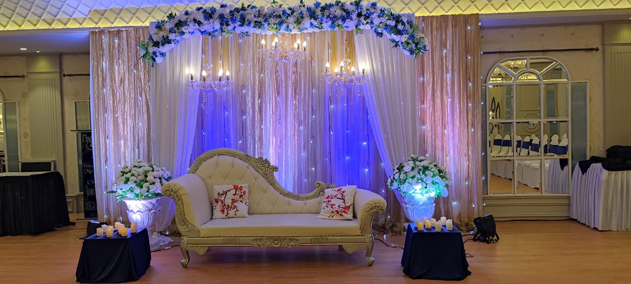 Engagement ceremony setup