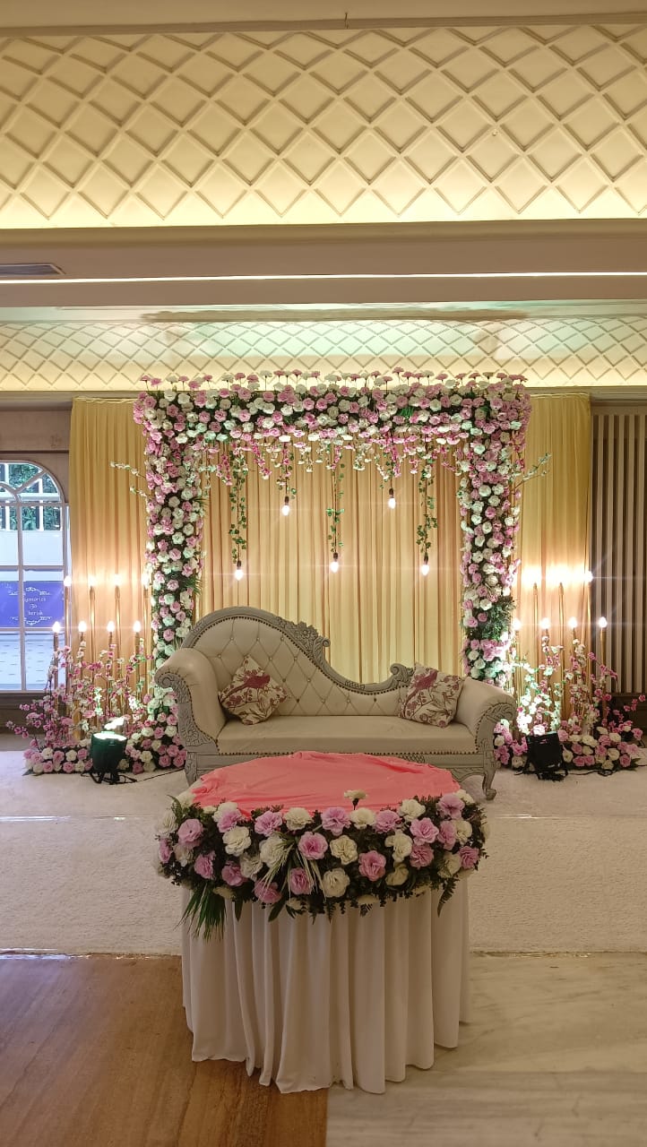 Engagement ceremony setup