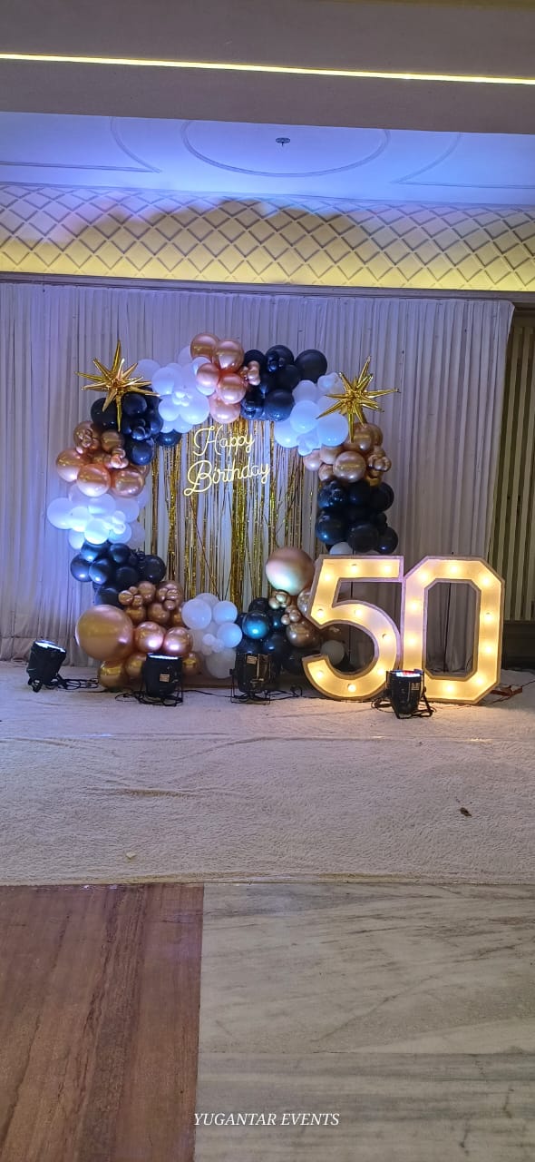 Engagement ceremony setup
