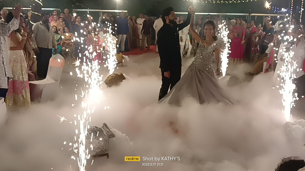 Engagement ceremony setup