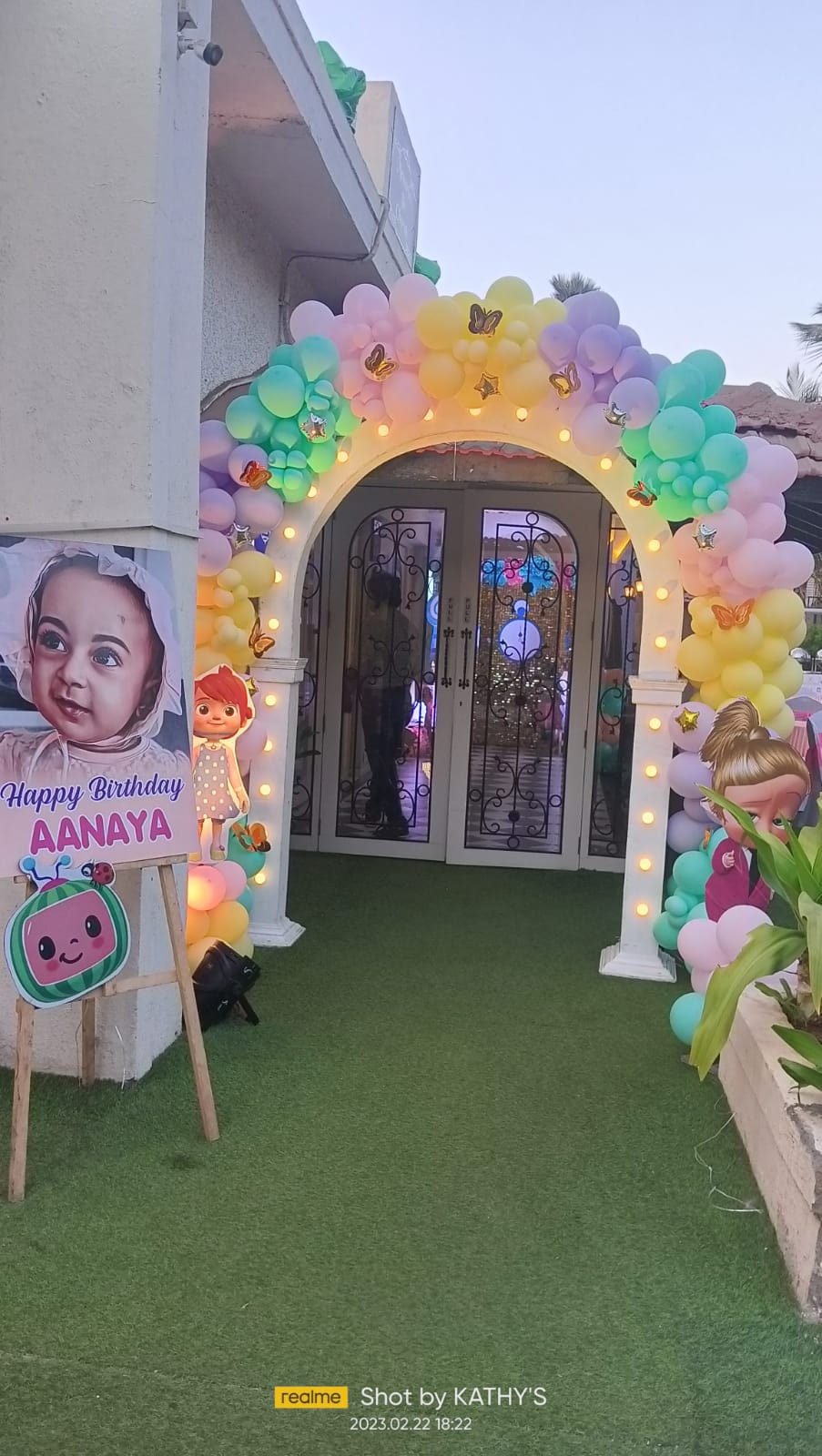 Engagement ceremony setup