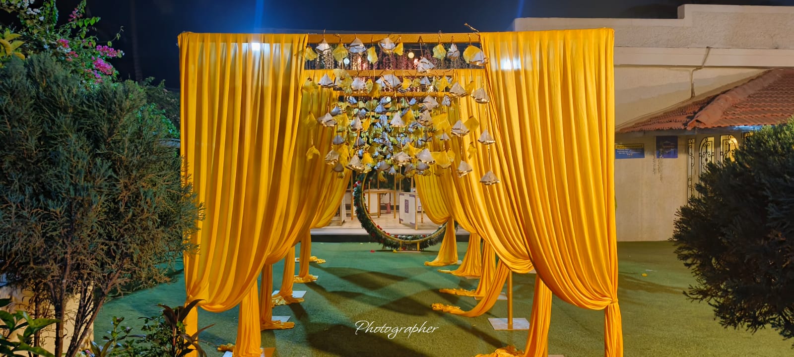 Engagement ceremony setup